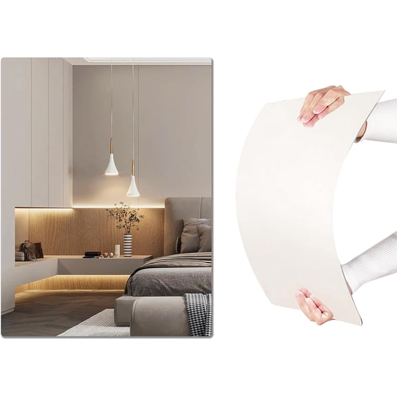 Acrylic Mirror Clear Reflective Self-Adhesive Wall Mirror
