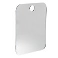 thumbnail image 1 of Acrylic Mirror, Bathroom Wall Mirror, Anti Fog, 17*13cm, Hanging MirrorforWall, Shower Shaving, Bathroom Vanity, Clear Reflective Glass Alternative, Shower Area, 1 Pc, 1 of 2