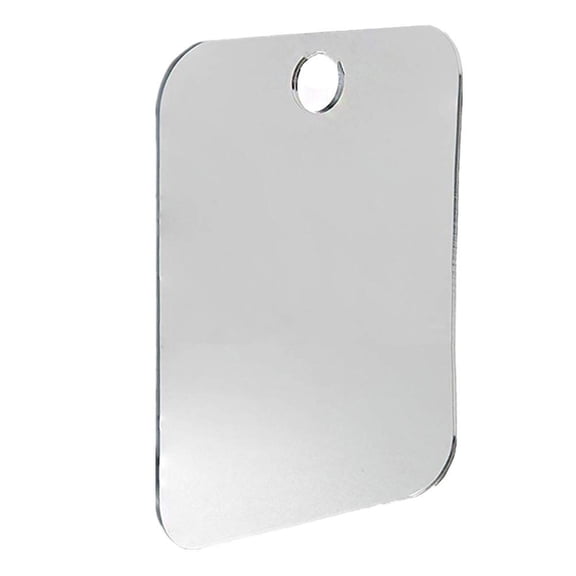 Acrylic Mirror, Bathroom Wall Mirror, Anti Fog, 8X12 In, Hanging MirrorforWall, Shower Shaving, Bathroom Vanity, Clear Reflective Glass Alternative, Shower Area, 1 Pc