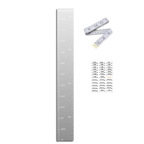 Acrylic Mirror Height Stickers Decorative Stickers Height Measurement Record