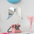 thumbnail image 1 of Acrylic Mirror Sticker Wings,1X Mirror Sticker,Nordic Acrylic Mirror Cartoon Wall Camera Props Kids Room Wall Decoration B,Wall Stickers,Home Wall Stickers, 1 of 3