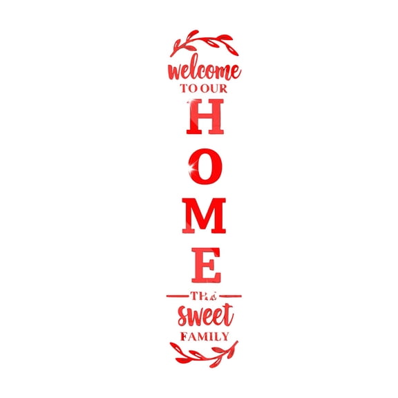 Acrylic Mirror Wall Sticker with Olive Branch for Home Decor