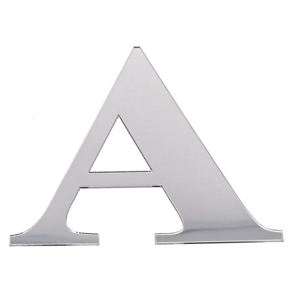 Acrylic Mirrors Wall Stickers 26 Alphabet English Letters DIY Decor Mural Silvers Wall Decals Mirror Alphabets Home Decorative