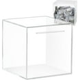 Acrylic Money Bank Saving Box, Unopenable Money Box, Clear Piggy Bank