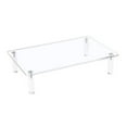 thumbnail image 1 of Acrylic Monitor Stand Clear Computer Heighted Base Keyboard Laptop Bracket Rack, 1 of 11