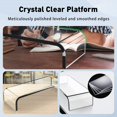 thumbnail image 1 of Acrylic Monitor Stand, Premium Large Monitor Riser 20 inch, Crystal Clear Acrylic Computer Stand Laptop Desk Stand for Home Office Printer TV Screen Keyboard Storage, 1 of 4