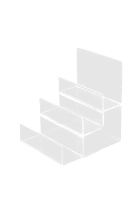 Acrylic Multilayer Wallet Storage Shelf Clear Display For Home Handbag Purse Display Shelf