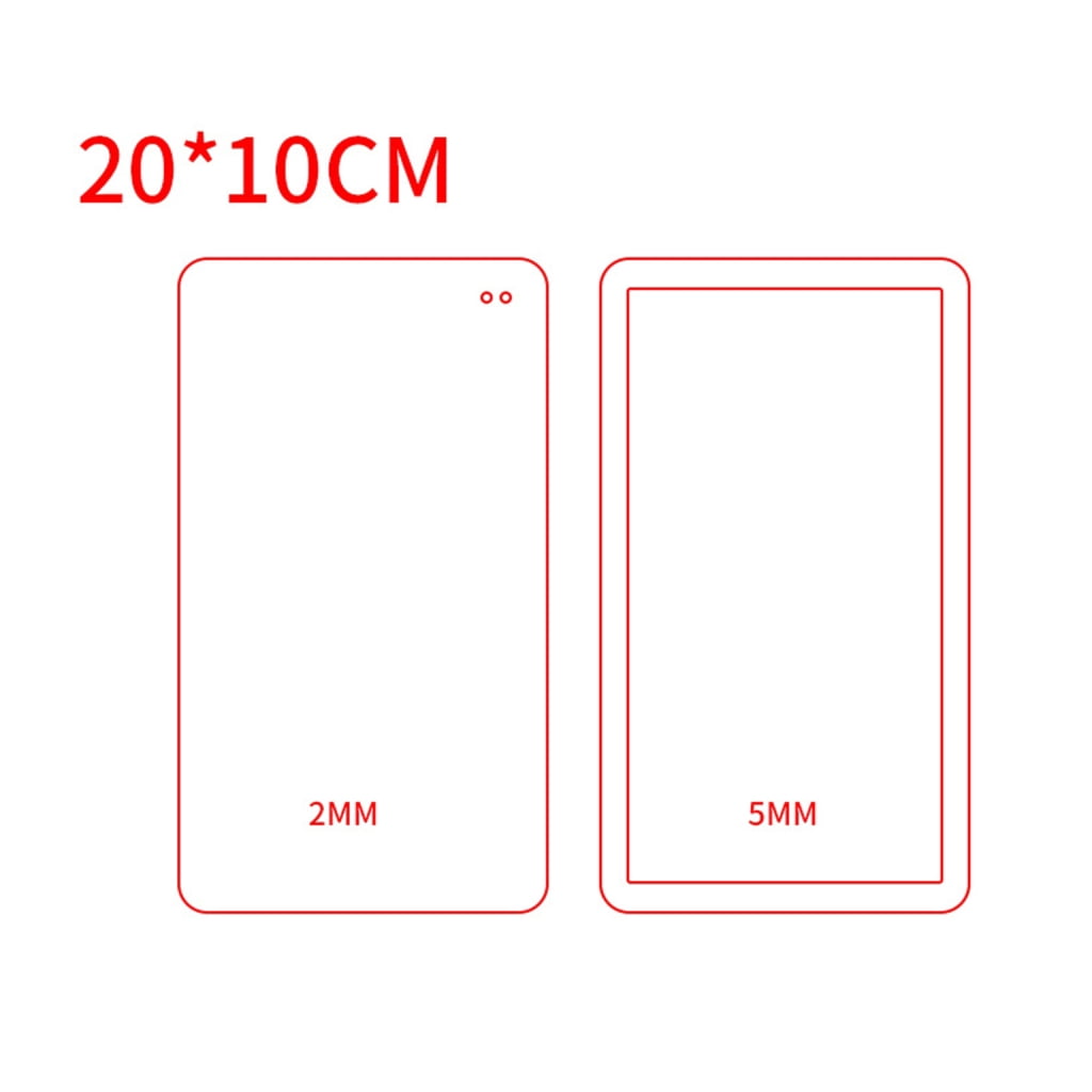 Acrylic Multiple Shape DIY Acrylic Quicksand Plates Quicksand Ticket ...