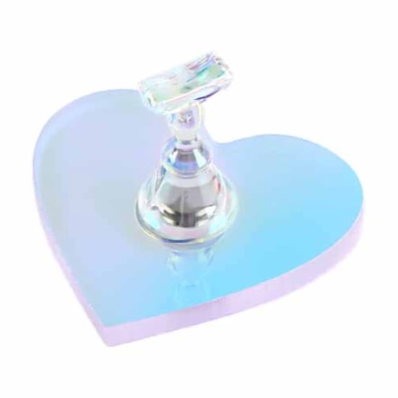 Acrylic Nail Display Stand for Manicure Practice, Clear Wall Mounted Holder, Training Tool, DIY Nail Art Support, Salon School Home Use, Durable Plastic, Nail Tip Display, Women, Makeup Organizers
