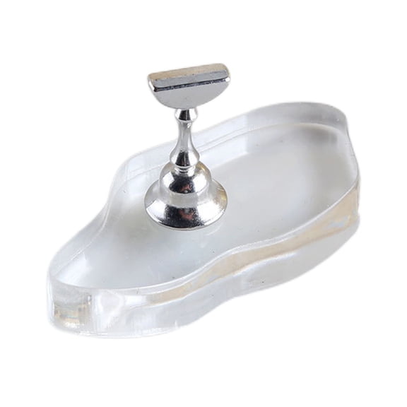 Acrylic Nail Display Stand Nail Holder Magnetic Nail Practice Stand for Nail Art