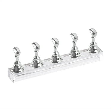 Acrylic Nail Display Stand Nail Tip Holder Magnetic Nail Practice Stand Fingernail