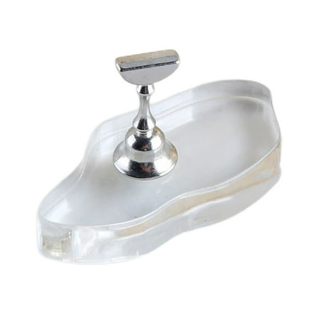 Acrylic Nail Display Stand Nail Tip Practice Holder Magnetic Nail Practice Stand DIY Nail Art Stand for False Nail Tips