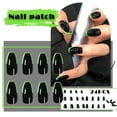 Acrylic Nail Hand Practice Nail Tips Nails Acrylic Black False Nails