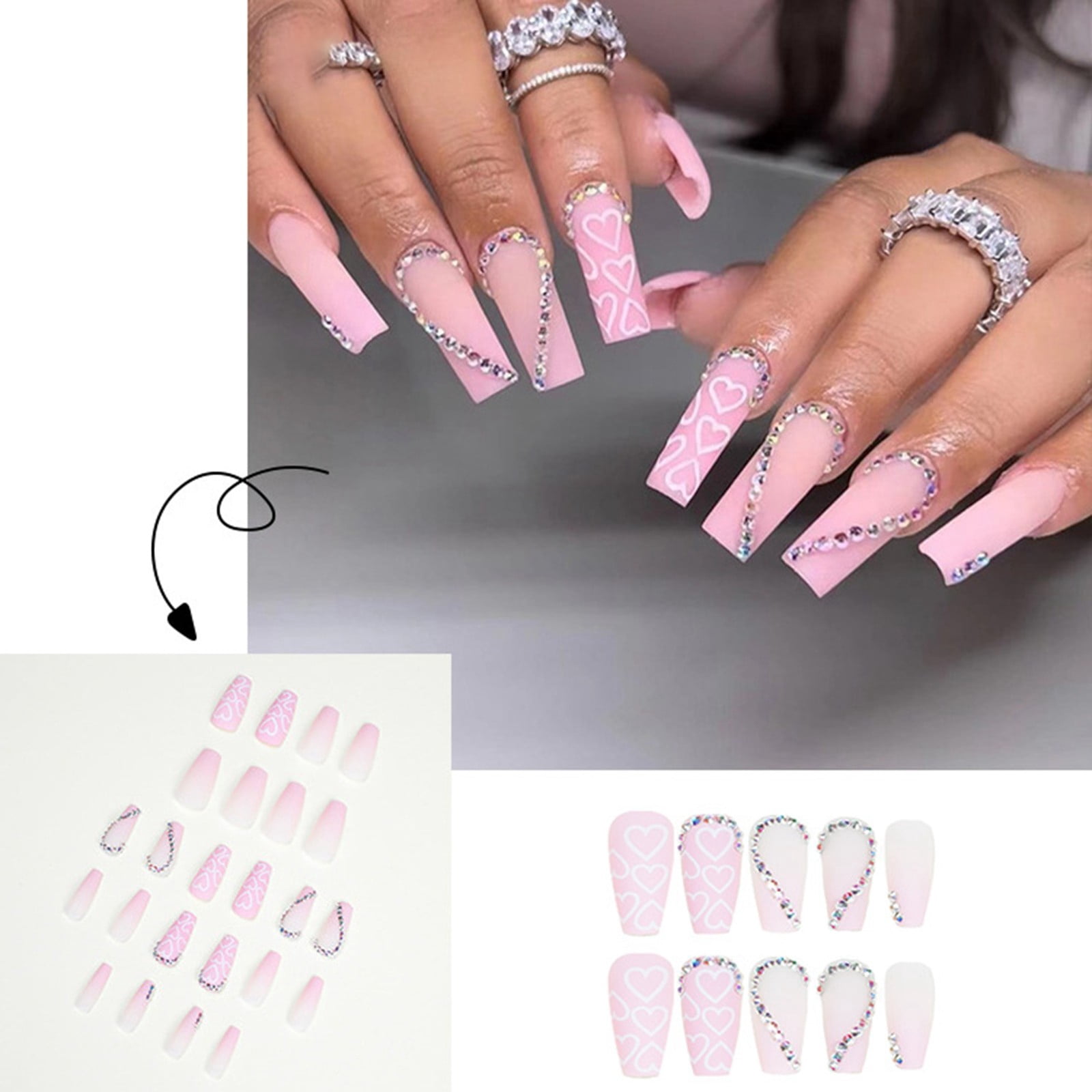 Acrylic Nail on Stuff False Nails Short Coffin Nails Tips Clear Nail Tips for Practice Hand round Extra Short Gel Nails Soft Gel Tips Acrylic Nails for Kids Age 9 French Tip Full Nail Tips Long