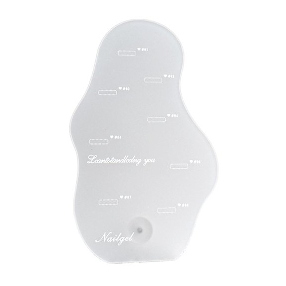 Acrylic Nail Tips Display Stand Nail Practice Holder Nail Polish Colors Chart