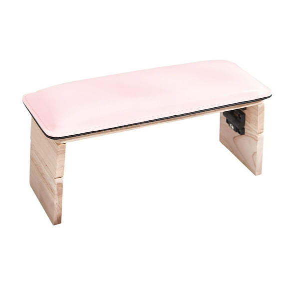 Acrylic Nails Cushion Hand Holder, Nail Arm Rest, Foldable Hand Rest with Soft Cushion for Table Desk Spa Hand Pink