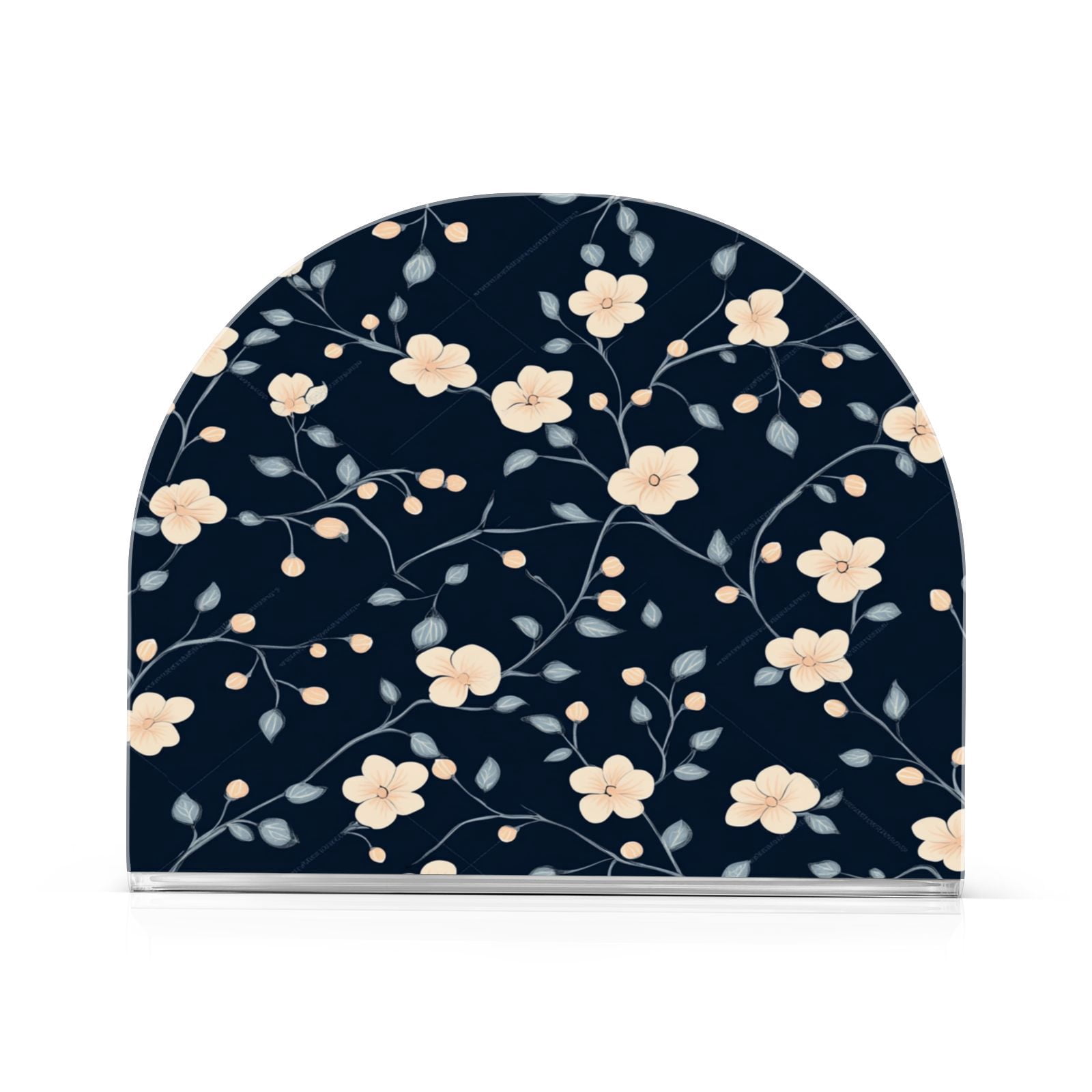 Black U-Shaped Acrylic Napkin Holder - Vertical Napkin Stand For Kitchen Table, Bar, Or Restaurant