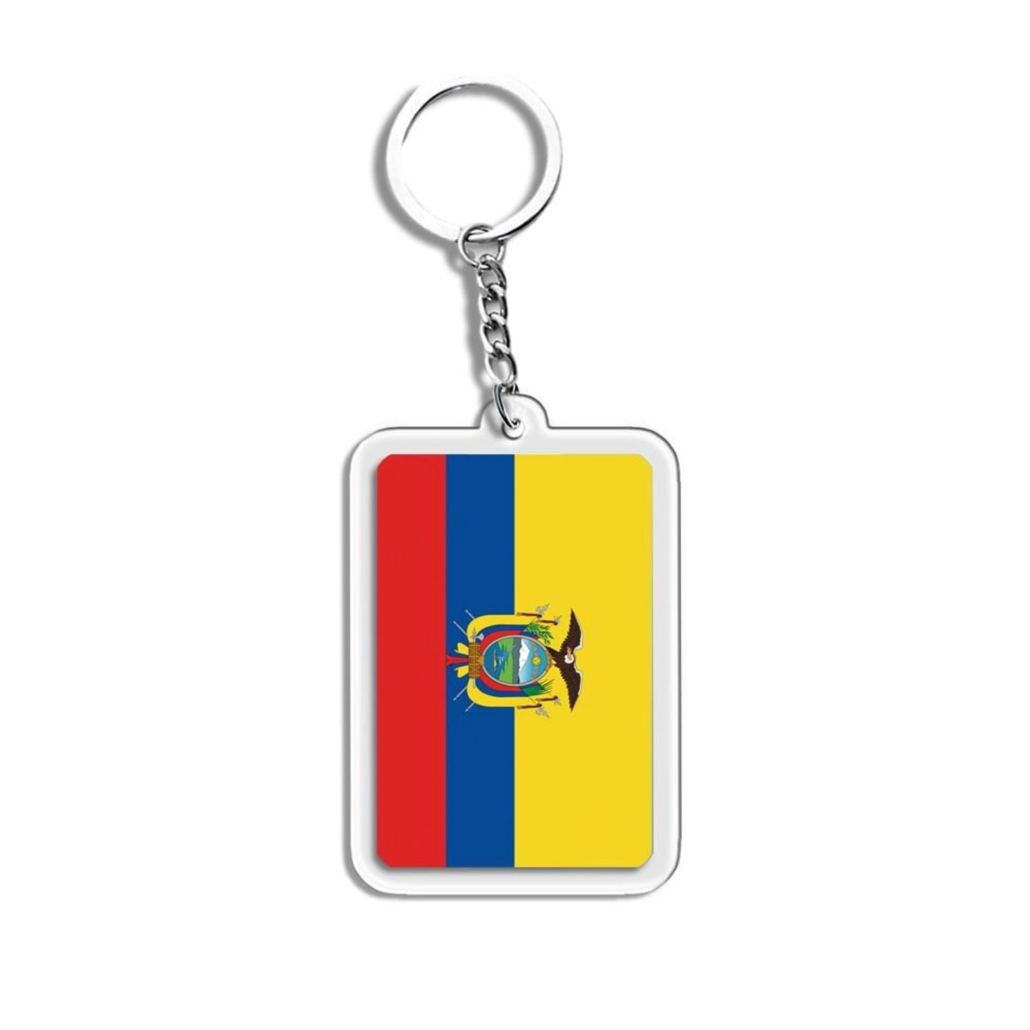 Key Chain Falg Acrylic National Flag Keychain Pendant Travel Souvenir Small Gift ...