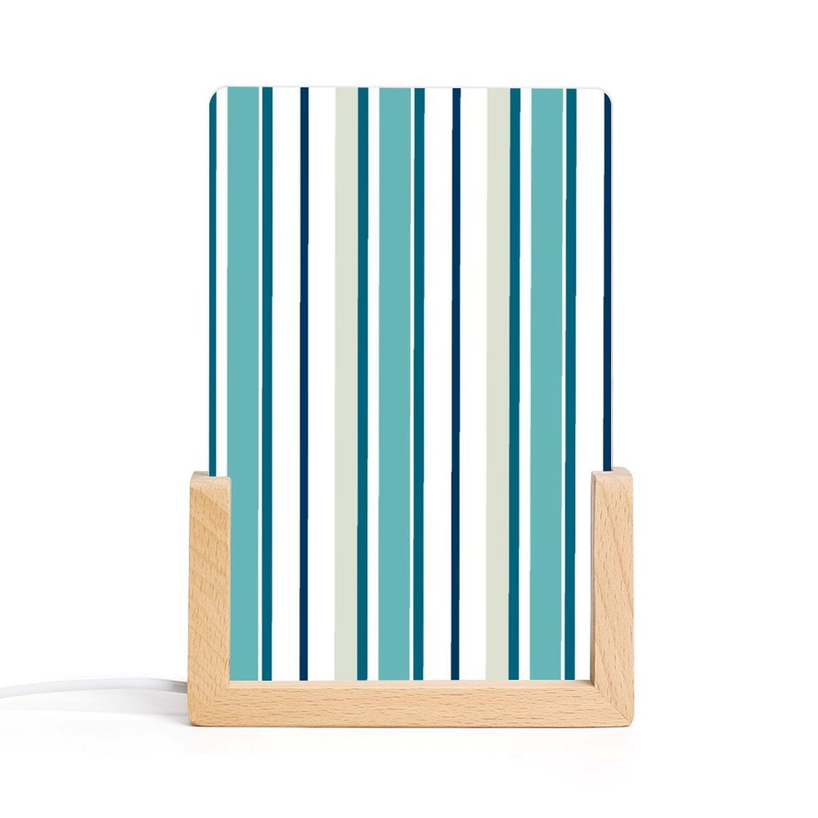 Acrylic Night Light Seven Color Inclined Insert Base Simple ...