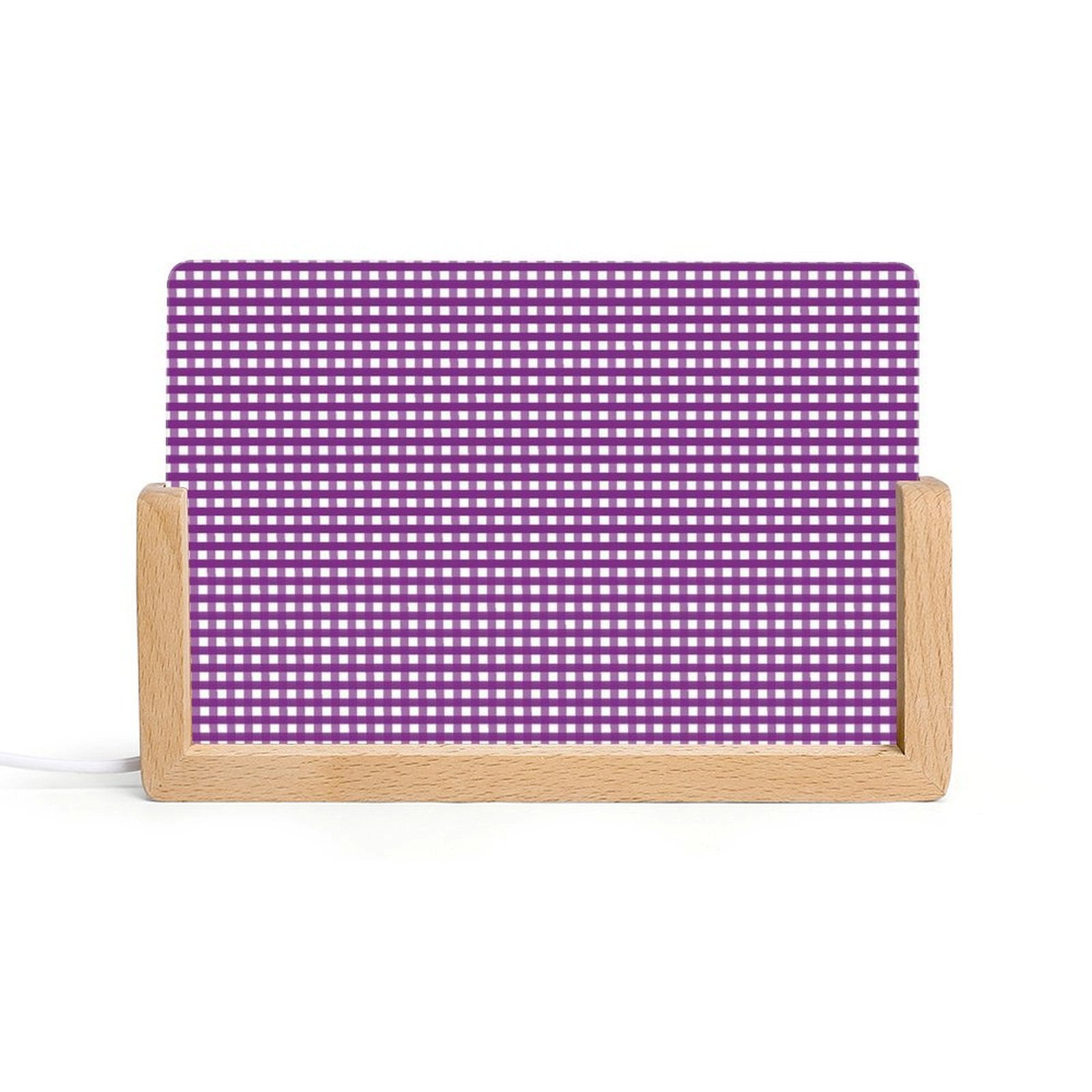 Acrylic Night Light Seven Color Inclined Insert Base Simple ...
