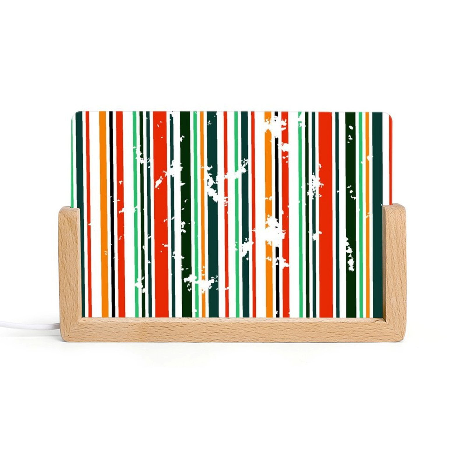 Acrylic Night Light Seven Color Inclined Insert Base Simple ...