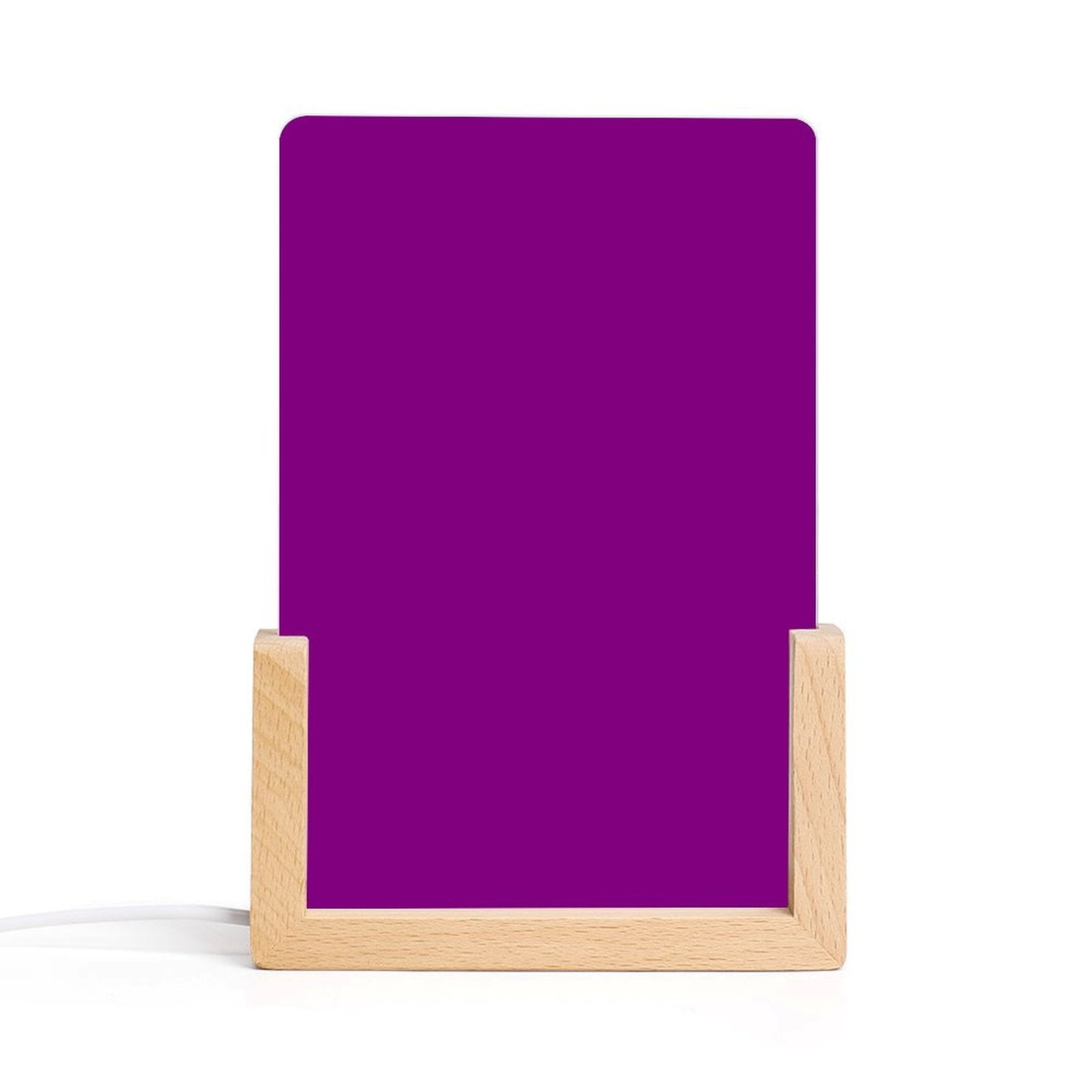 Acrylic Night Light Seven Color Inclined Insert Base Simple ...