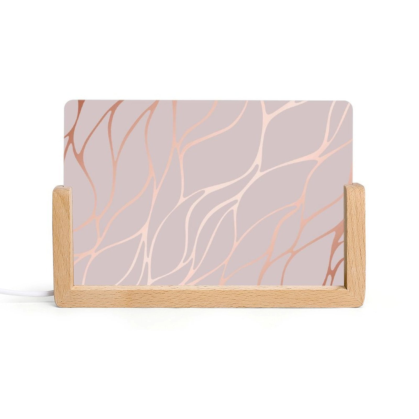 Acrylic Night Light Seven Color Inclined Insert Base Simple ...