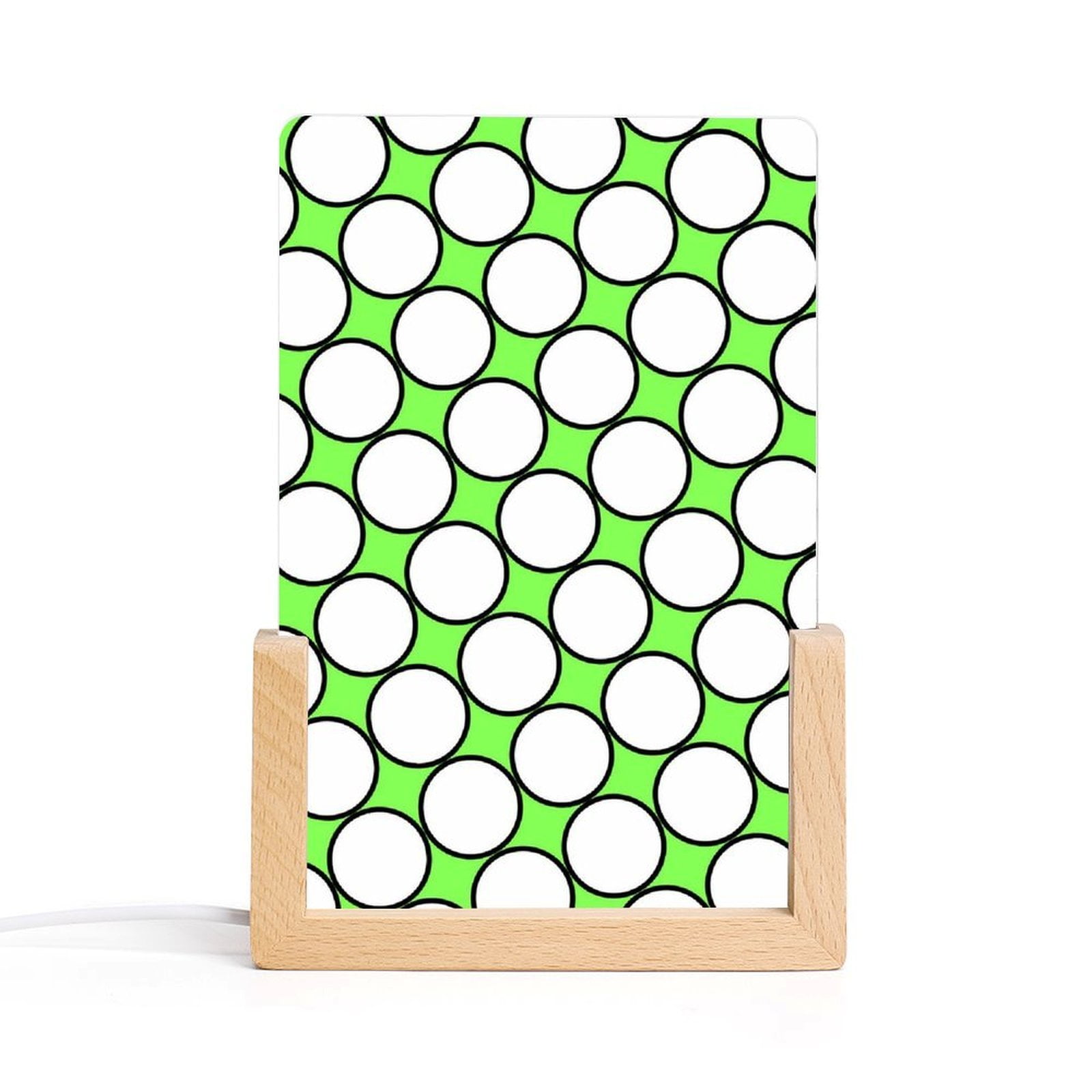 Acrylic Night Light Seven Color Inclined Insert Base Simple ...