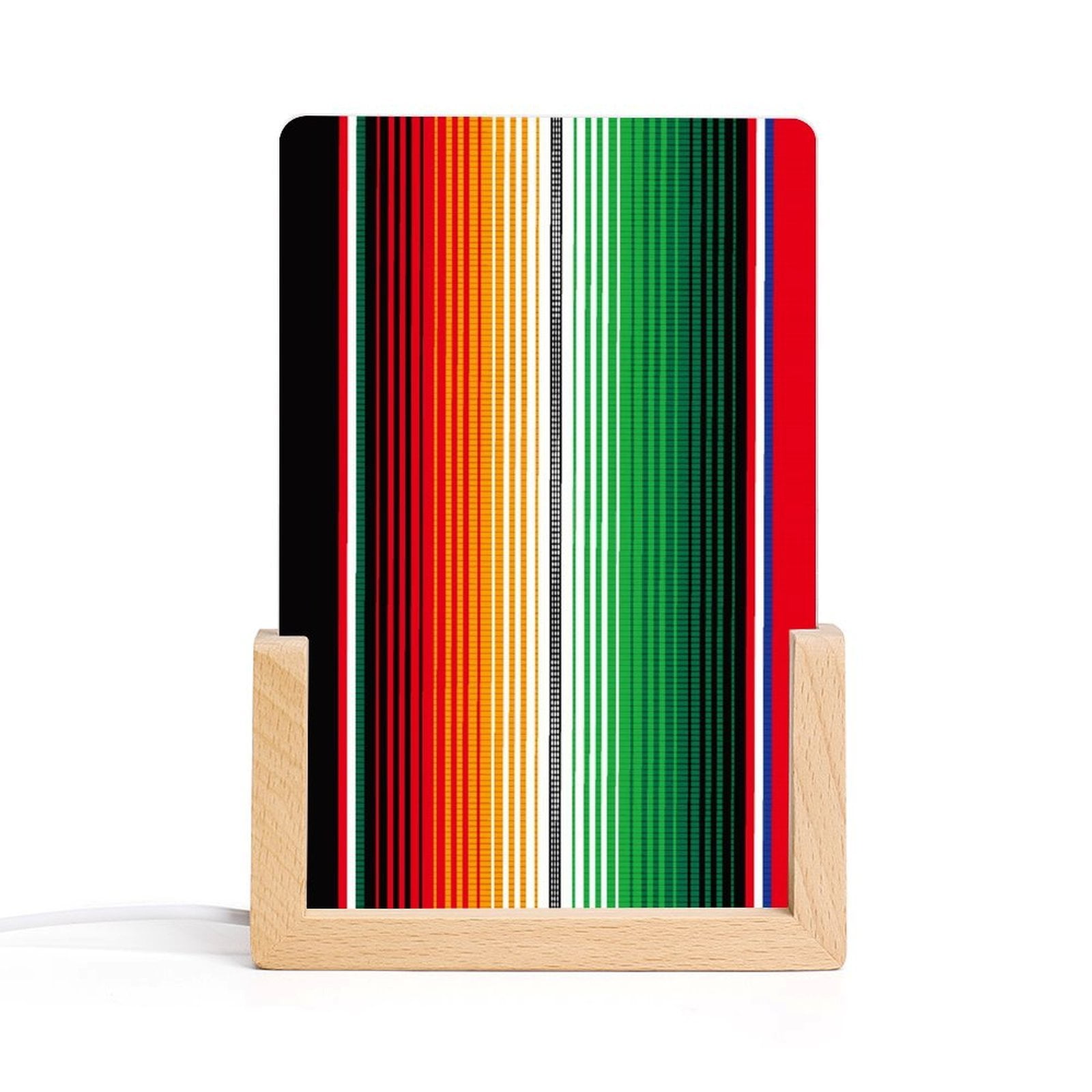Acrylic Night Light Seven Color Inclined Insert Base Simple ...