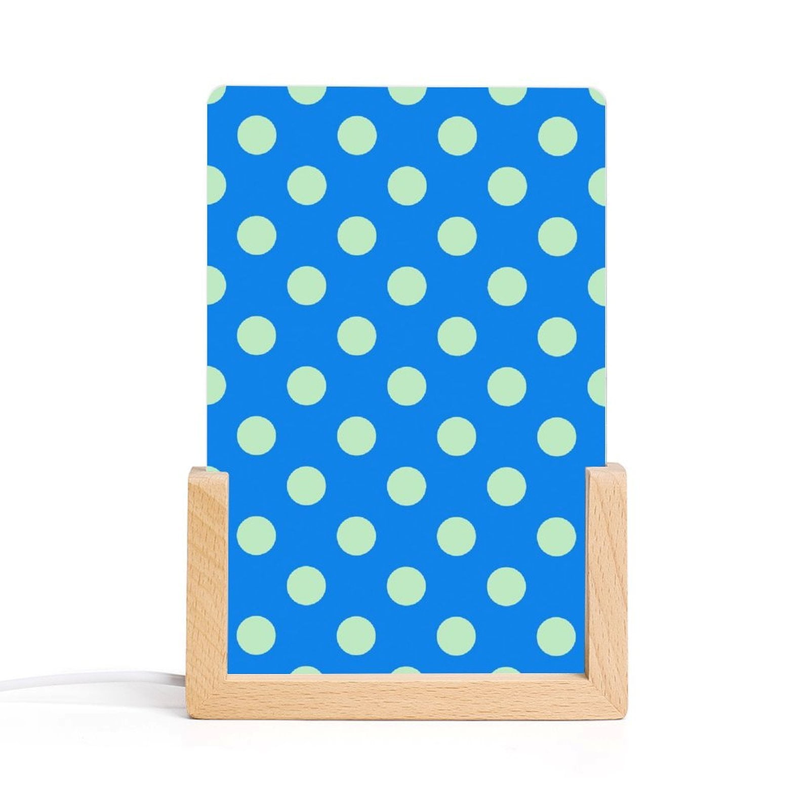 Acrylic Night Light Seven Color Inclined Insert Base Simple ...