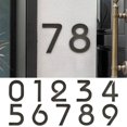 thumbnail image 1 of Acrylic Number Plate Under 5 ! Yannianjz 3D Raised Number Sign Modern House Numbers Stylish Home Decor Door Address Plaque for Office Apartment Mailbox Wall Mount, 1 of 9