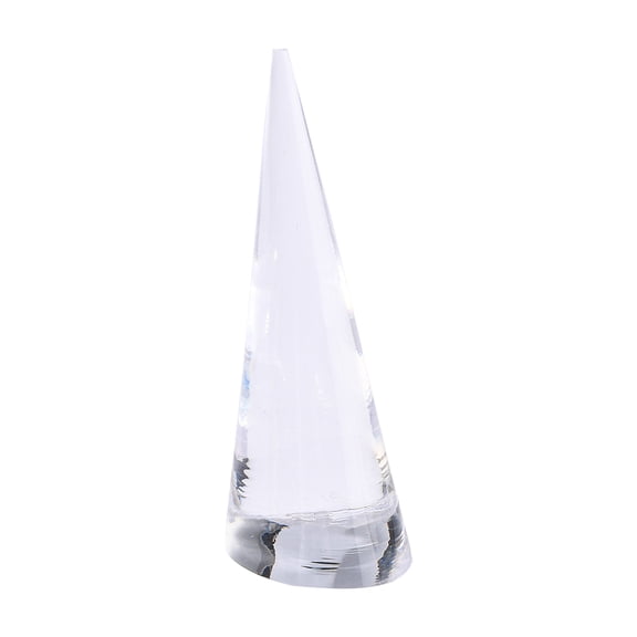 Acrylic Organic Glass Ring Displays Cone Clear 25.5x69mm Material Acrylic