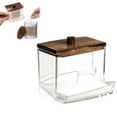 thumbnail image 1 of Acrylic Organizer Cozival Acrylic Cosmetic Storage Container, Round Clear Makeup Organizer Box for Cotton Pads, Puffs, Q-Tips, Compact Countertop Holder for Bathroom Vanity, Cotton Pad Holder, 1 of 9