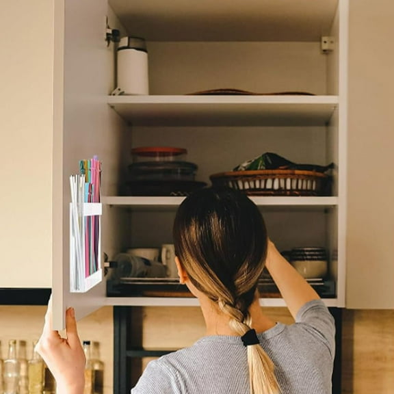 Acrylic Organizer Rack, Multi-Compartment Holder for Kitchen Counter or Drawer, Transparent Storage for Utensils, Spatulas, and Tools, Space-Saving and Easy To Clean, By Kingtowag