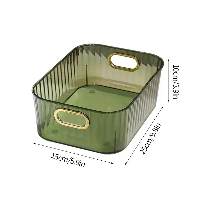 Acrylic Organizers Snacks Bathroom Organizer Rectangular Storage Makeup ...