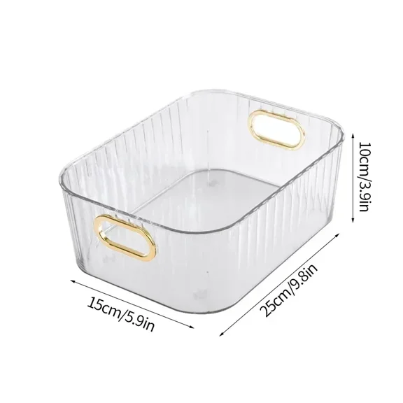 Acrylic Organizers Snacks Bathroom Organizer Rectangular Storage Makeup Clutter Bedroom Cosmetics Living Room Make Up Organizer
