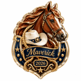 Acrylic Ornament Personalized Horse Head Emblem 2026 Tree Hanging for ...
