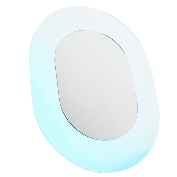 Acrylic Oval Mirror Colorful Mirror Bathroom Wall Mounted Mirror Living Room Wall Mirror