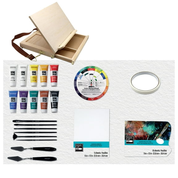 Acrylic Paint Art Set by Artist's Loft - Art Set for Drawing - Painting - Coloring - Arts & Crafts - 1 Pack