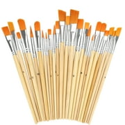 Miniature Model Paint Brushes Set - 12 Pieces Fine Detail Painting Brushes for Acrylic, Watercolor - Airplane Kits, Ceramic, Plastic Model, Warhammer