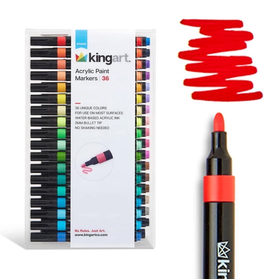 Acrylic Paint Markers 36 Colors