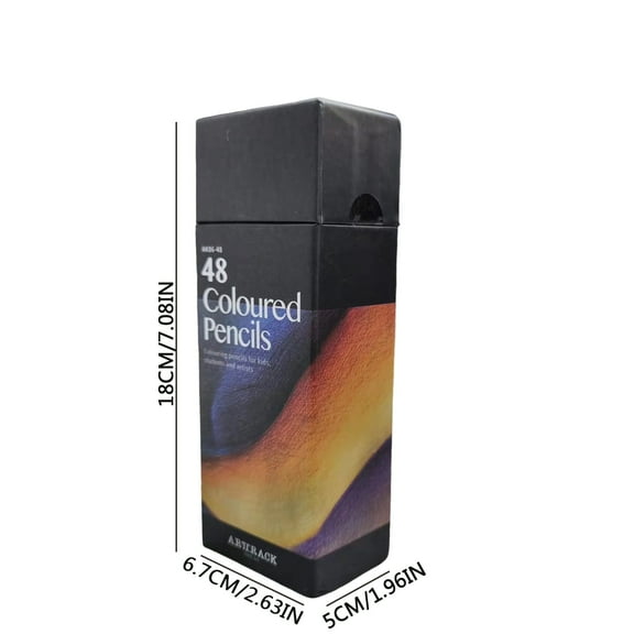 Acrylic Paint Markers 48 Colors Pencil Set Oily Colored Painting Pens Oil-based Colored Pencil Painting Colored Pencil for Rock Painting,Stone,Ceramic,Glass,Wood,Tire,Fabric,Metal,Canvas
