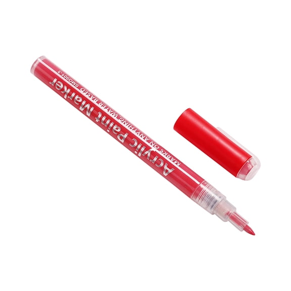 SHENGXINY Acrylic Paint Markers Professional Nail Art Acrylic Pen for Daily Manicure Diy Creation No Baking Required Waterproof Pigment Fine Tip Design for Dot Drawing Line Painting