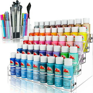 Craft paint rack, paint storage, arts and crafts, acrylic paint storage,  artist paint storage, water