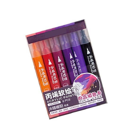 Acrylic Paint Pen Brush Tip for Drawing Card Making Scrapbooking Journaling