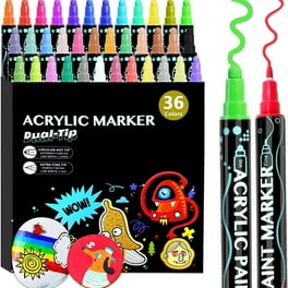 Acrylic Paint Pens 12 Acrylic Paint Markers Extra Fine Tip