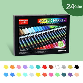 Artistro Acrylic Paint Pens, for Fabric, Glass, Medium Tip, 12 Colored