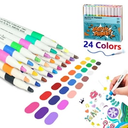 Posca PC-5M Water Based Permanent Marker Paint Pens. Medium  Tip for Art & Crafts. Multi Surface Use On Wood Metal Paper Canvas  Cardboard Glass Fabric Ceramic Rock Stone Pebble Porcelain.