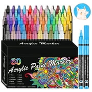 Artistro Acrylic Paint Pens, for Fabric, Glass, Medium Tip, 12 Colored