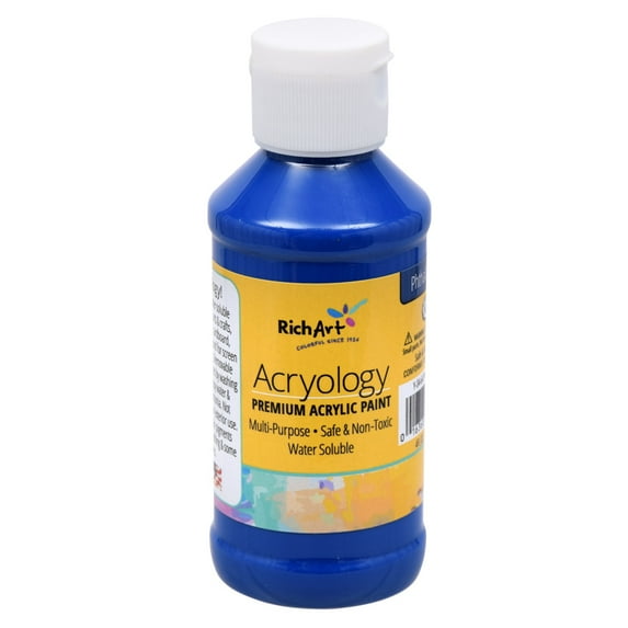 Acrylic Paint - Premium Acrylic Medium Sea Blue Paints, 4-fl.oz. - 6 Pack